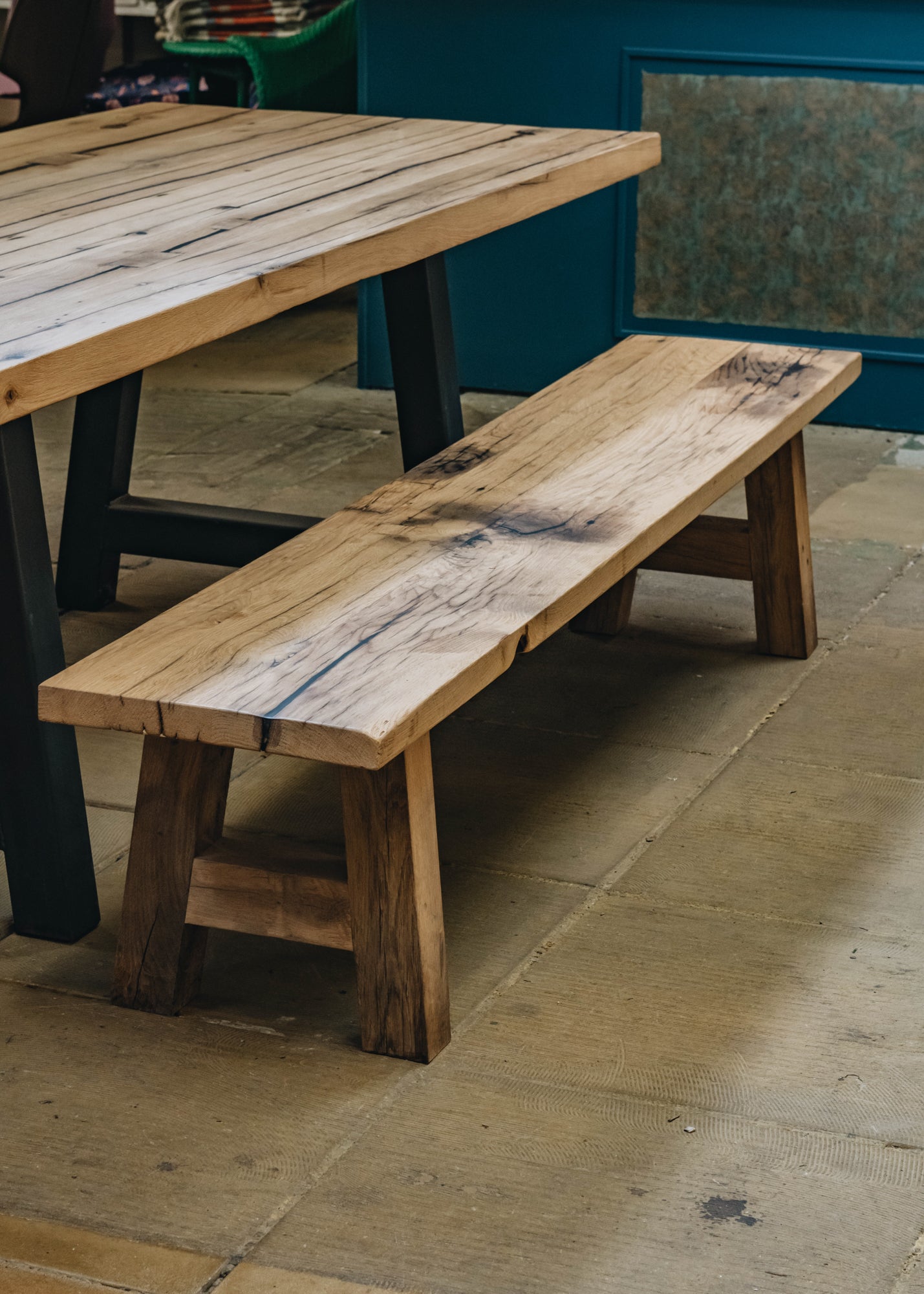 Resin and Wood Loft Bench