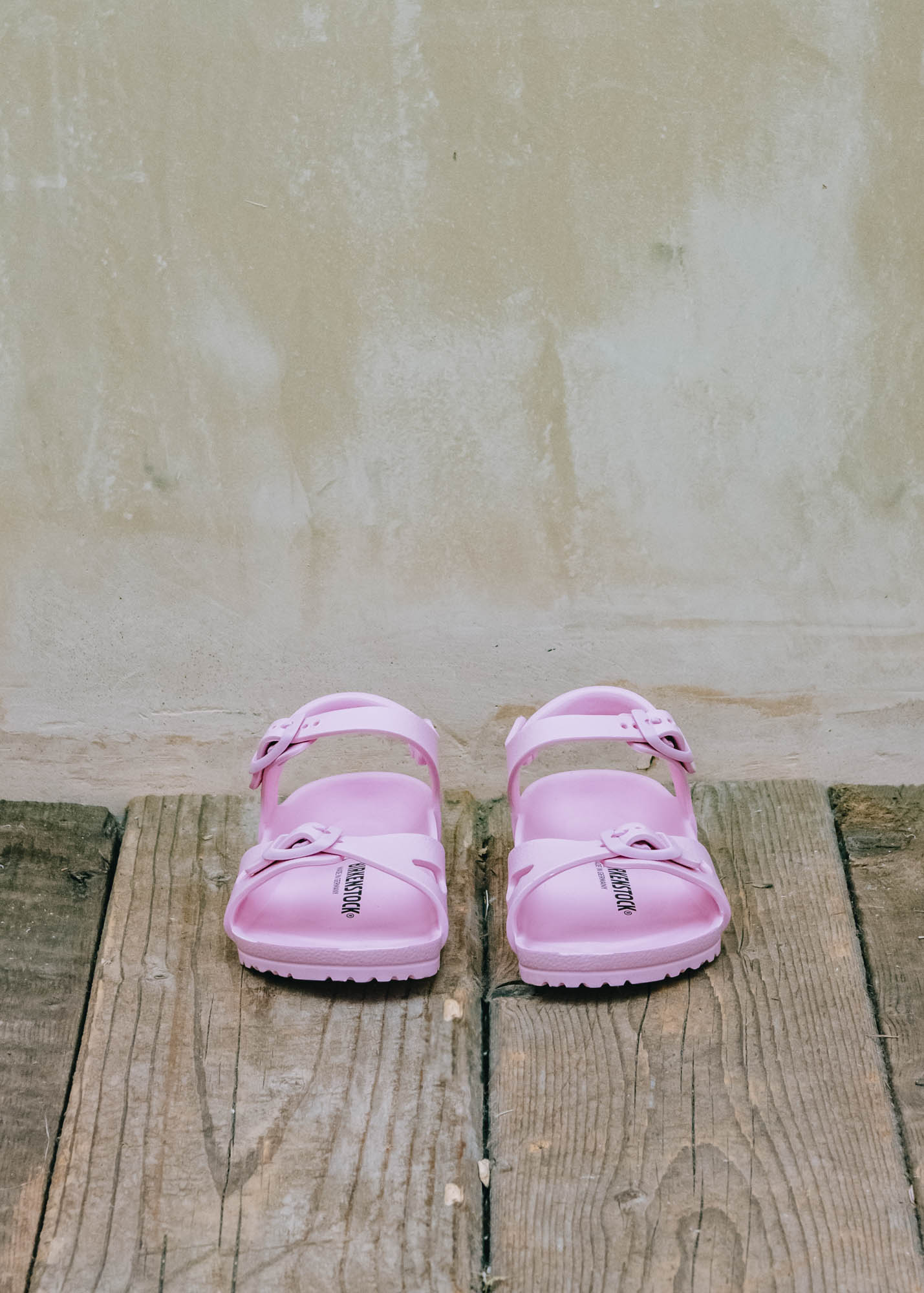 Children's Birkenstock Rio EVA Sandals in Fondant Pink
