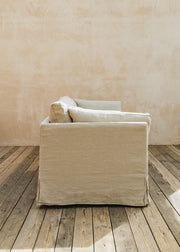 The Hastings Sofa Company Rosa Sofa in Linen Slubby Linen