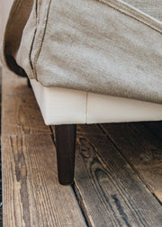 The Hastings Sofa Company Rosa Sofa in Linen Slubby Linen