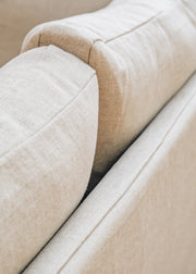 The Hastings Sofa Company Rosa Sofa in Linen Slubby Linen