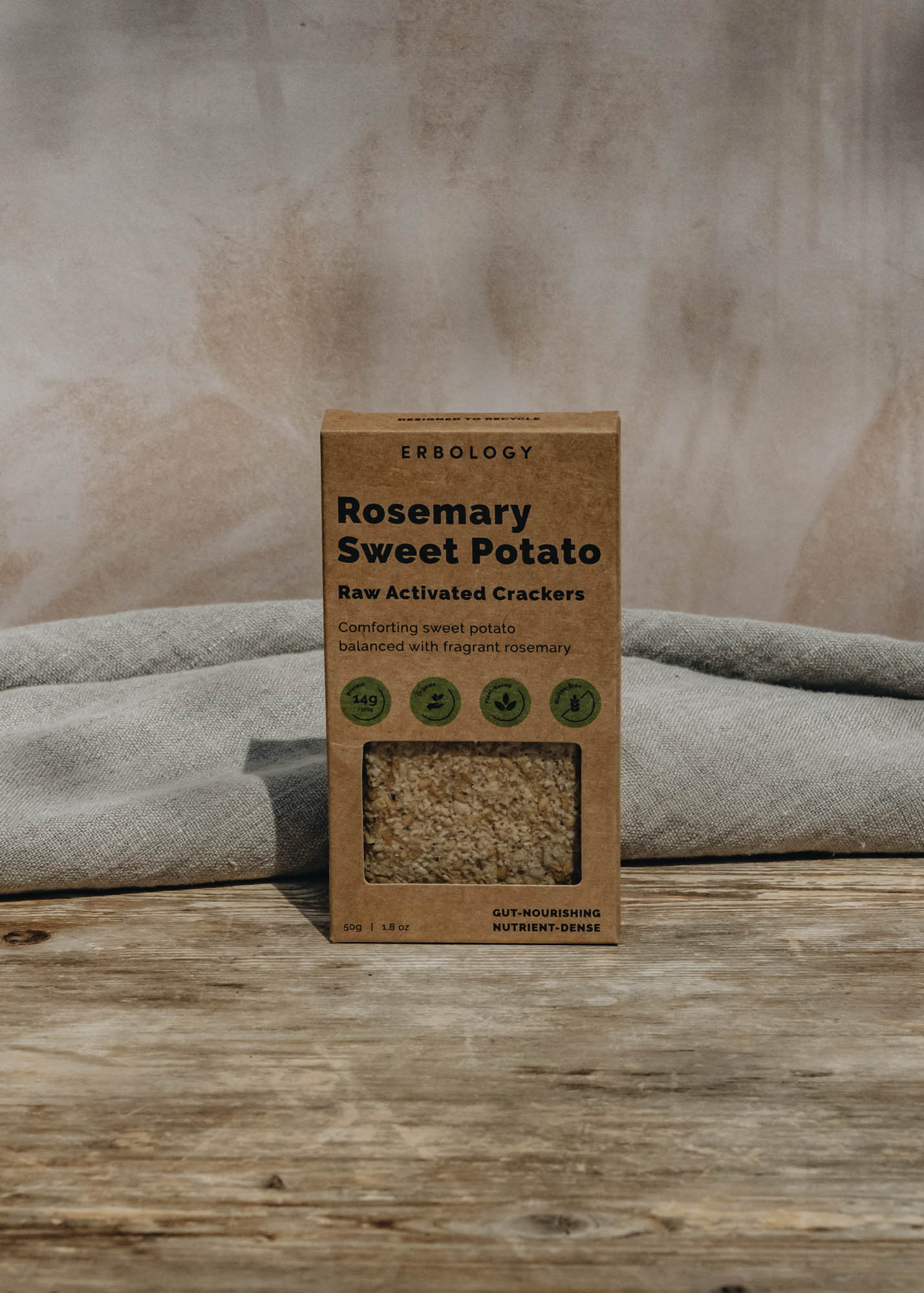 Rosemary and Sweet Potato Crackers
