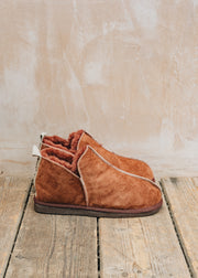 Sanders Women's Louise Slippers in Rusty Red