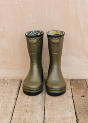 Le Chameau Le Chameau Men's Short Cross Country Bottilon Wellington Boots in Green