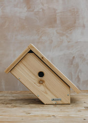 Side View Cedar Bird Box