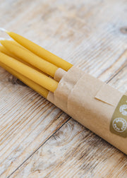 Skär Organics Slim Beeswax Dinner Candle, 10