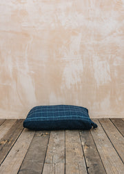 Tweedmill Tweed Small Dog Bed with Suede Base in Navy, 49x72cm