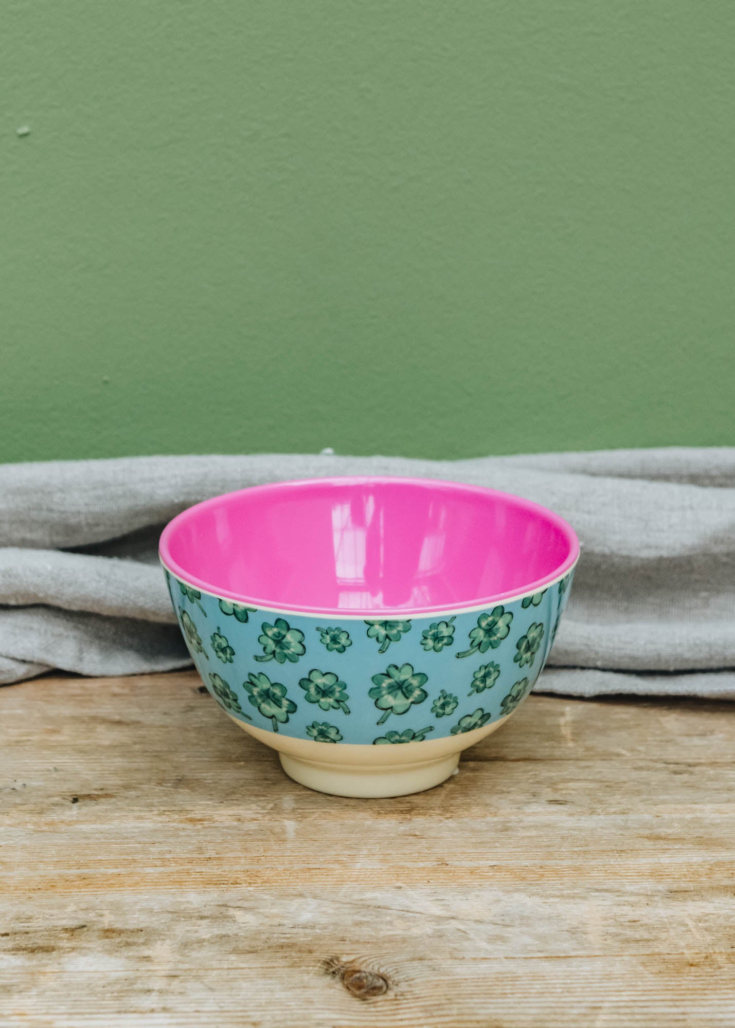 Rice Small Melamine Bowl in Good Luck
