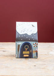 Trudon Christmas Cottage Set in Orange and Cinnamon