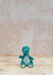 Steiff Joshi Baby T-Rex 16 in Green Blue