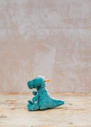Steiff Joshi Baby T-Rex 16 in Green Blue
