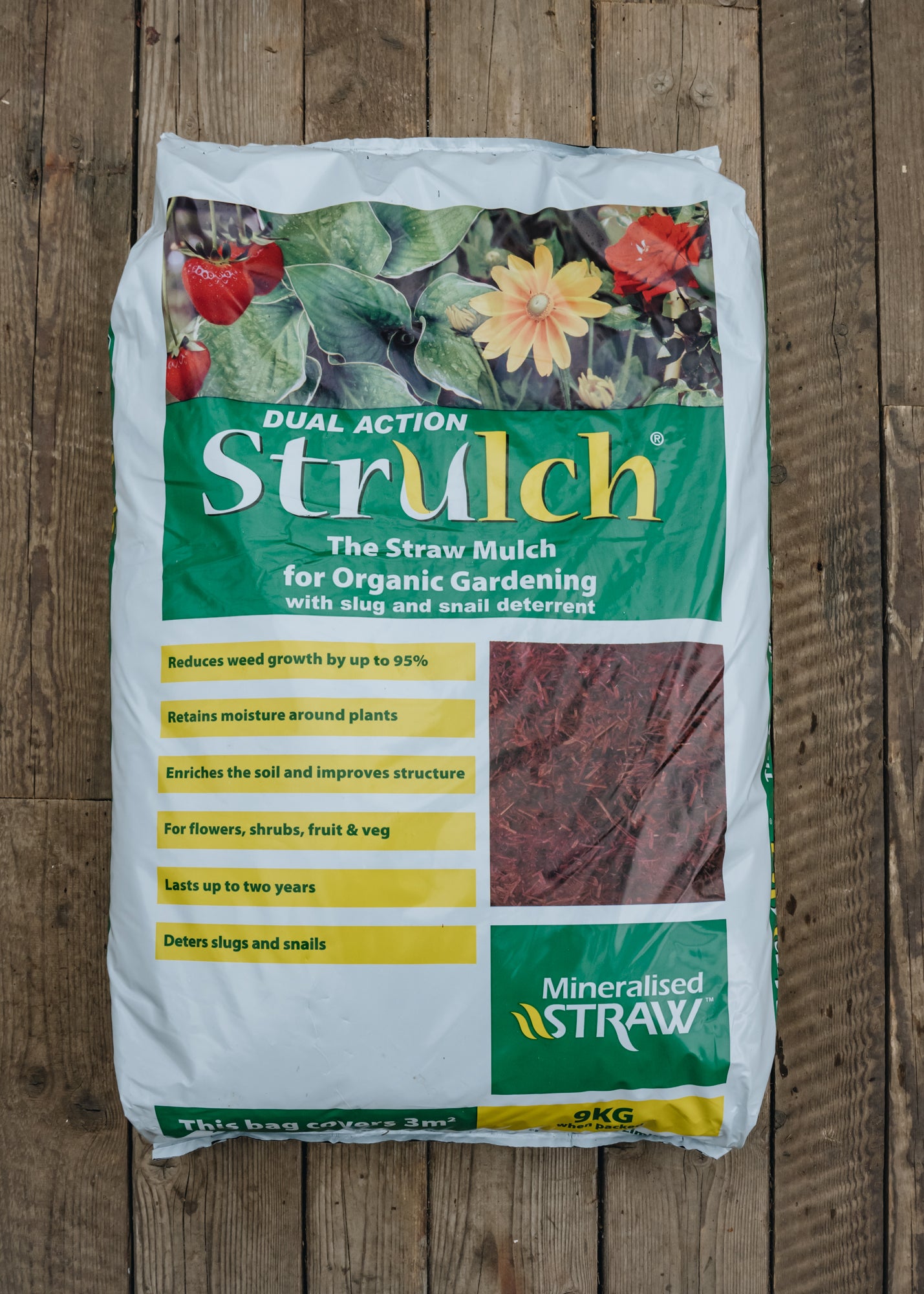 Strulch Organic Straw Mulch 9KG Burford Garden Co.