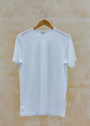 Sunspel Crew Neck T-Shirt in White