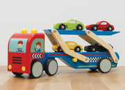 Le Toy Van Race Car Transporter Set