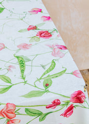 Tessitura Toscana Telerie Tablecloth in Petit Pois Cream