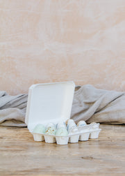 The Chocolate Detective Chocolate Praline and Salted Caramel Swallow Eggs, twelve pieces