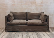 The Hastings Sofa Company Rosa Sofa in Walnut Slubby Linen