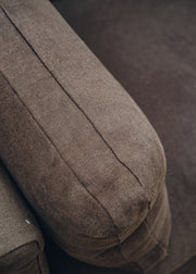 The Hastings Sofa Company Rosa Sofa in Walnut Slubby Linen