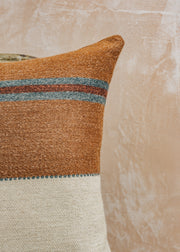 Libeco The Highland Stripe Small Cushion in Leather