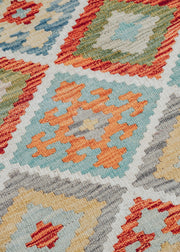 The Kilim Co. Kilim Ottoman Stool, 100x100cm, Style A