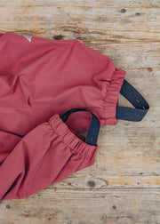 Töastie Waterproof All Season Dungarees in Dusky Pink