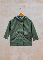 Pigeon Organics Waterproof All Season Raincoat in Marine Sage Green