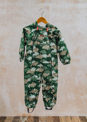 Pigeon Organics Waterproof Packable Puddlesuit in Leaf Camo