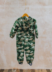 Töastie Waterproof Packable Puddlesuit in Leaf Camo