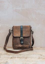 Ashwood Ashwood Toby Cross Body Bag in Mud
