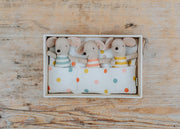 Maileg Triplet Baby Mice in Matchbox