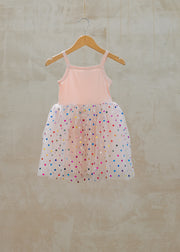 Bob & Blossom Tutu Dress in Pink Spot