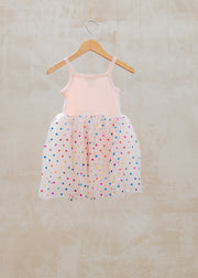 Bob & Blossom Tutu Dress in Pink Spot