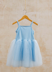 Bob & Blossom Bob & Blossom Tutu Dress in Sky Blue