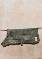 Tweedmill Tweed Dog Coat in Chocolate