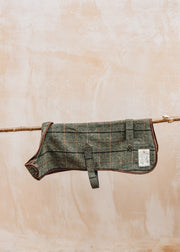Tweedmill Tweed Dog Coat in Chocolate