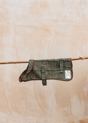 Tweedmill Tweed Dog Coat in Chocolate