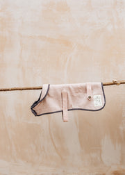 Tweedmill Tweed Dog Coat in Herringbone Dusky Pink