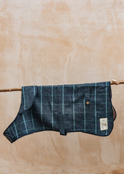 Tweedmill Tweed Dog Coat in Navy