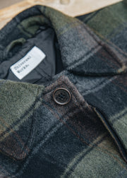 Universal Works Account Coat in Black and Brown