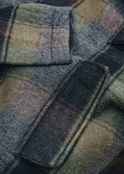 Universal Works Account Coat in Black and Brown