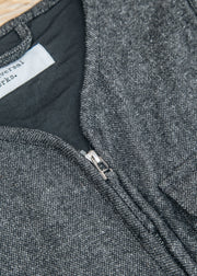 Universal Works Upcycled Parachute Liner in Grey Anders Wool