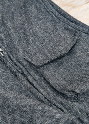 Universal Works Upcycled Parachute Liner in Grey Anders Wool