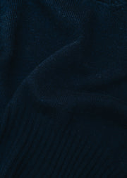 Van Kukil Natalie Relaxed V-Neck Jumper in Dark Sapphire