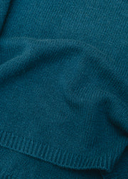 Van Kukil Oaklynn Heavy Knit Boxy Jumper in Atlantic Deep