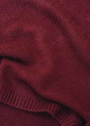 Van Kukil Oaklynn Heavy Knit Boxy Jumper in Italian Plum
