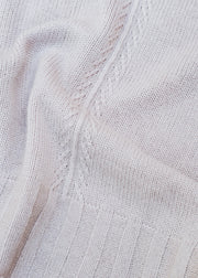 Van Kukil Reese High Neck Boxy Fit Jumper in Dusky