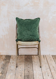 Libeco Velvet Cushion in Forest