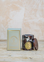 Venetico Marina Lipari Bordeaux Marble Candle