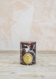 Venetico Marina Lipari Bordeaux Marble Candle