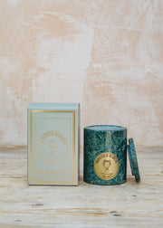 Venetico Marina Tindari Dark Green Marble Candle